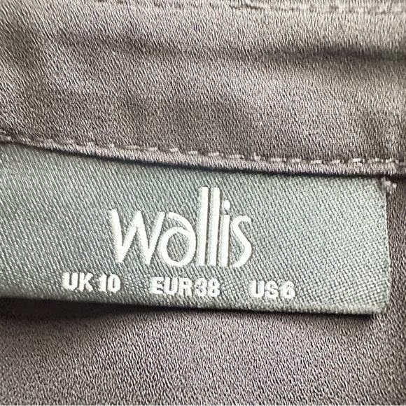 Wallis Satin Blouse Black – UK 10 | US 6 | EUR 38 - Picture 3 of 5